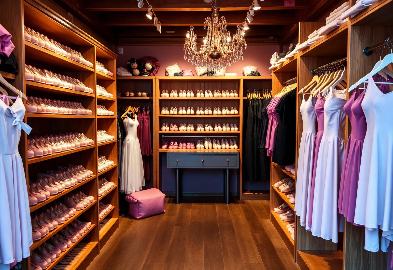 Intérieur de la boutique Danse Aubagne